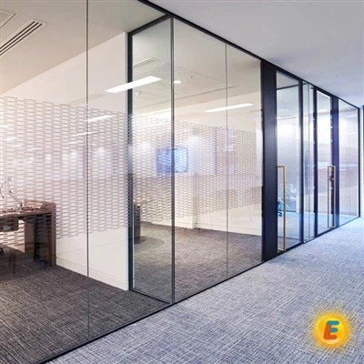 Silk Printed Office Partition