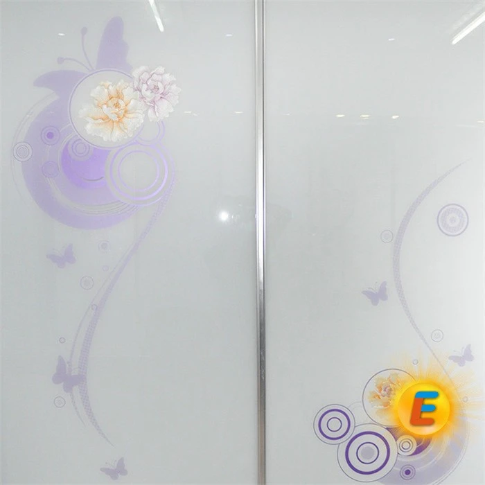 Clear float painted glass-3